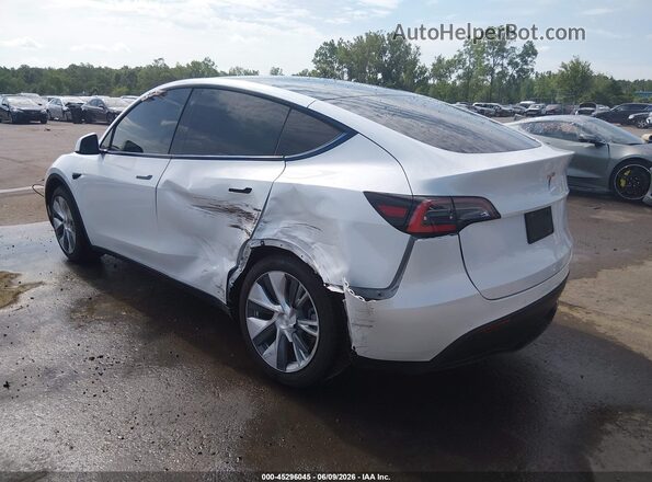 5YJYGDEE4MF104945 2021 TESLA MODEL Y White Հետևի ձախ