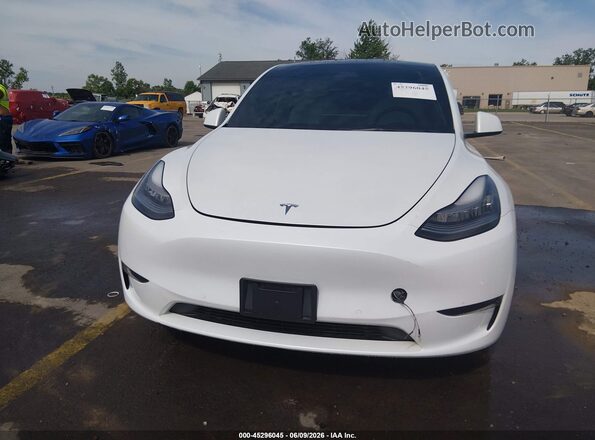 5YJYGDEE4MF104945 2021 TESLA MODEL Y White Սարքավորումների վահանակի տեսք