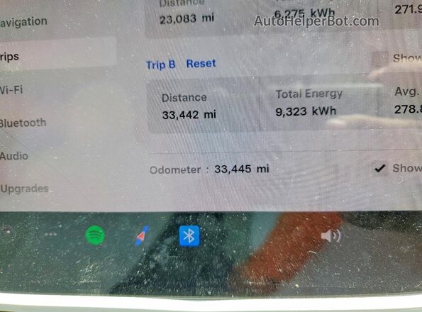 5YJYGDEE4MF197790 2021 TESLA MODEL White Սարքավորումների վահանակի տեսք