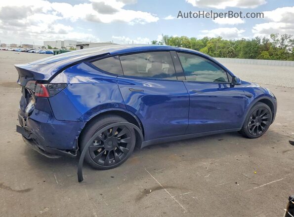 5YJYGDEE4MF207363 2021 TESLA MODEL Blue Հետևի աջ