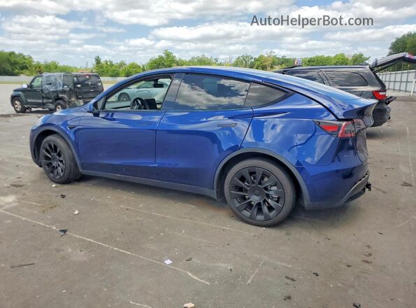 5YJYGDEE4MF207363 2021 TESLA MODEL Blue Հետևի ձախ