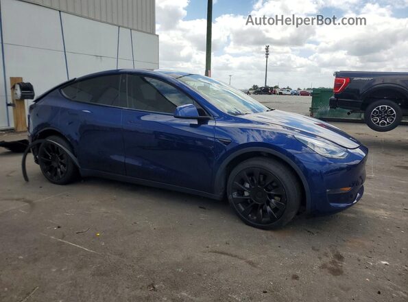 5YJYGDEE4MF207363 2021 TESLA MODEL Blue Առջևի աջ