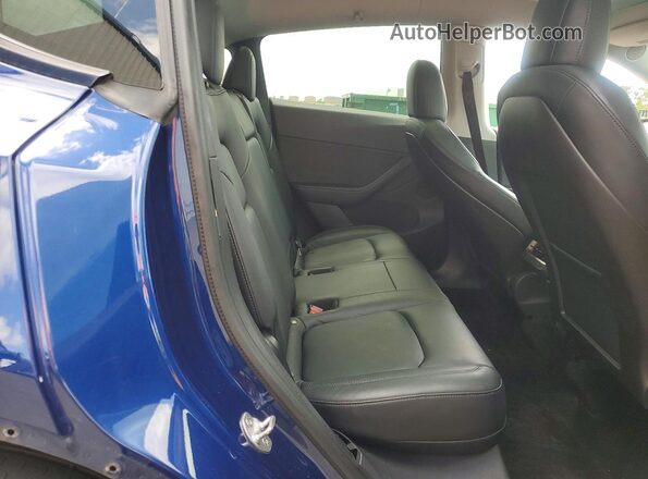 5YJYGDEE4MF207363 2021 TESLA MODEL Blue Հետևի նստատեղերի տեսք