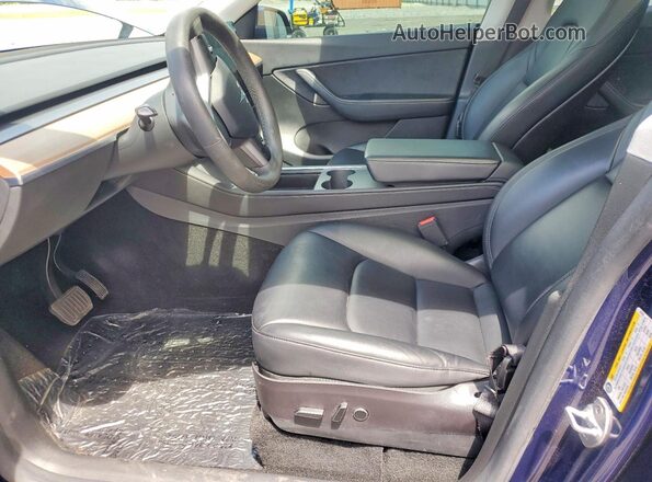 5YJYGDEE4MF207363 2021 TESLA MODEL Blue Սալոնի դիմացի տեսք