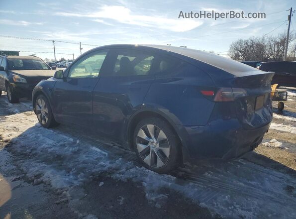 5YJYGDEE4MF271127 2021 TESLA MODEL Blue Հետևի ձախ