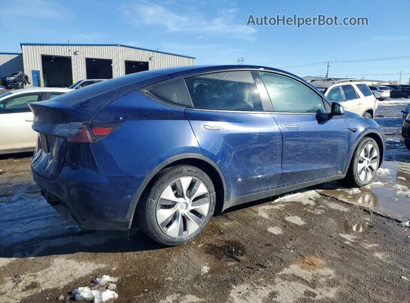 5YJYGDEE4MF271127 2021 TESLA MODEL Blue Հետևի աջ