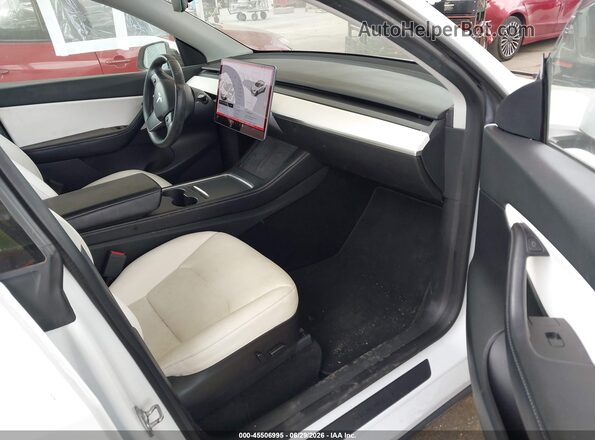 5YJYGDEE4MF277171 2021 TESLA MODEL Y White წინა სალონის ხედი