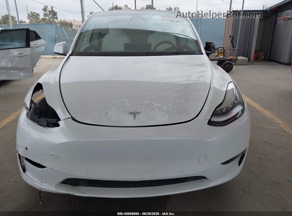 5YJYGDEE4MF277171 2021 TESLA MODEL Y White უკანა სალონის ხედი