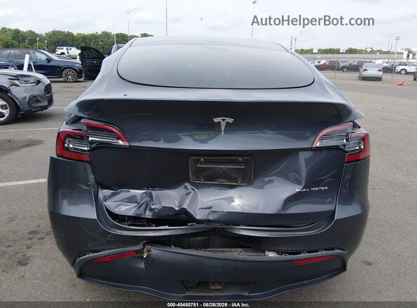 5YJYGDEE4MF278725 2021 TESLA MODEL Y Gray Вид спереду