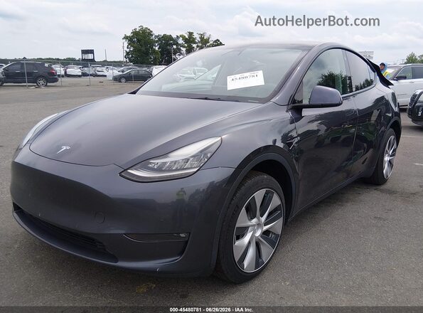 5YJYGDEE4MF278725 2021 TESLA MODEL Y Gray Передня ліва чверть