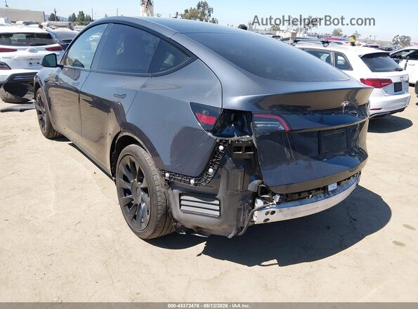 5YJYGDEE4MF282046 2021 TESLA MODEL Y Gray Rear left