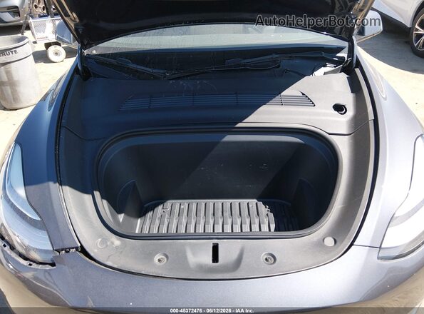 5YJYGDEE4MF282046 2021 TESLA MODEL Y Gray Rear view