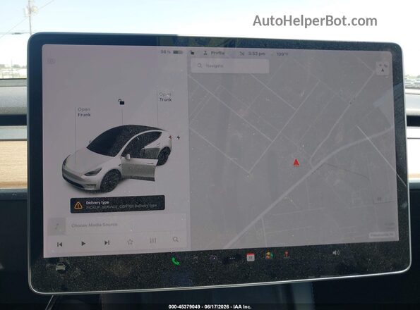 5YJYGDEE4MF303722 2021 TESLA MODEL Y Белый 