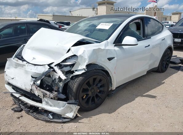 5YJYGDEE4MF305325 2021 TESLA MODEL Y White Front left
