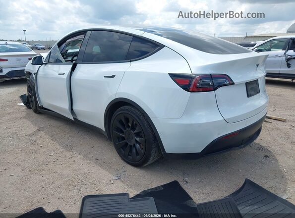 5YJYGDEE4MF305325 2021 TESLA MODEL Y White Rear left