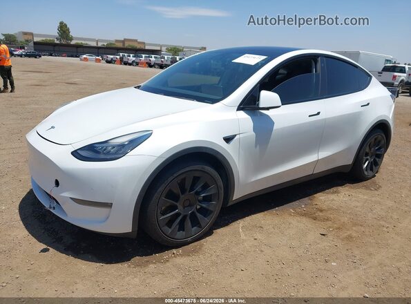 5YJYGDEE5LF052577 2020 TESLA MODEL Y Белый Передняя левая четверть