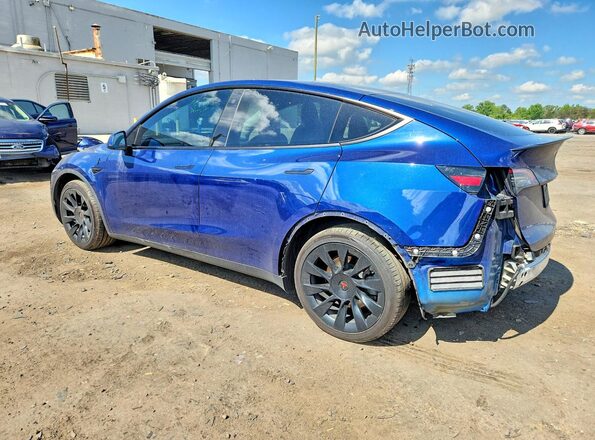 5YJYGDEE5MF061622 2021 TESLA MODEL Blue Rear left