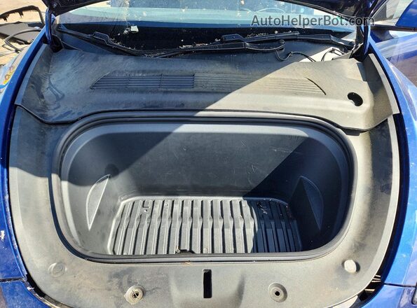 5YJYGDEE5MF061622 2021 TESLA MODEL Blue Rear interior view