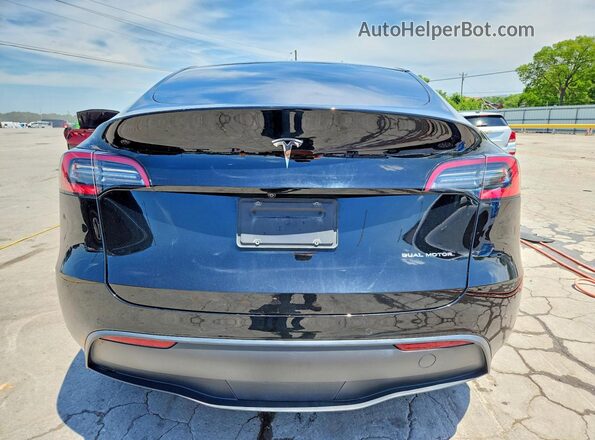 5YJYGDEE5MF089632 2021 TESLA MODEL Black Հետևի տեսք