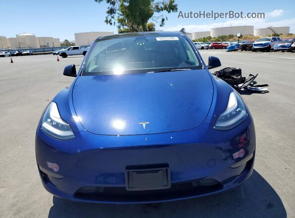 5YJYGDEE5MF153264 2021 TESLA MODEL Blue წინა ხედი