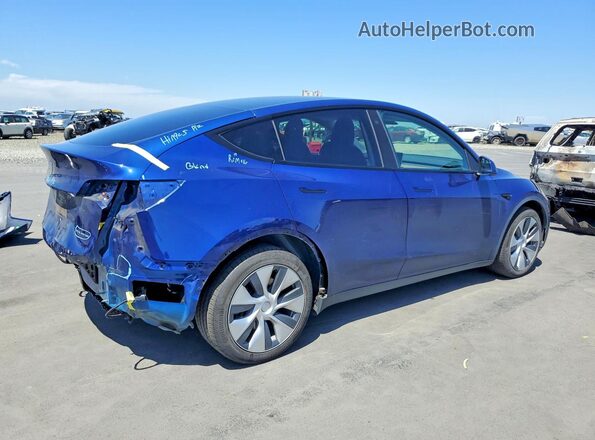 5YJYGDEE5MF153264 2021 TESLA MODEL Blue უკანა მარჯვენა