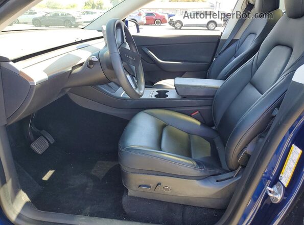5YJYGDEE5MF153264 2021 TESLA MODEL Blue წინა სალონის ხედი