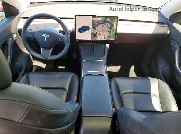 5YJYGDEE5MF153264 2021 TESLA MODEL Blue წინა პანელის ხედი