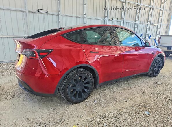 5YJYGDEE5MF187544 2021 TESLA MODEL Burgundy Հետևի աջ
