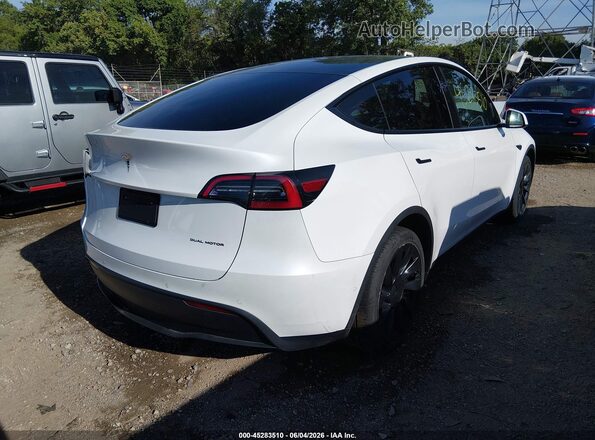 5YJYGDEE5MF208246 2021 TESLA MODEL Y Белый Задняя правая четверть