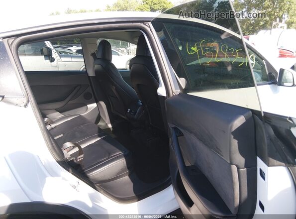 5YJYGDEE5MF208246 2021 TESLA MODEL Y Белый Вид наклейки с VIN-кодом