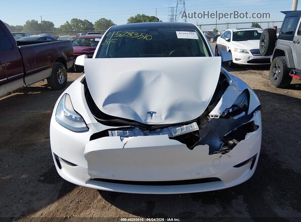 5YJYGDEE5MF208246 2021 TESLA MODEL Y Белый Вид щитка приборов