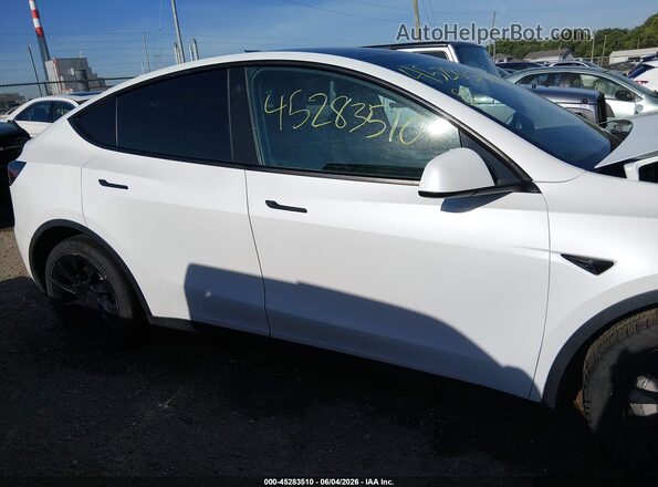 5YJYGDEE5MF208246 2021 TESLA MODEL Y Белый Вид задней части салона
