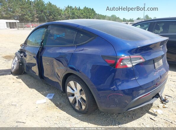 5YJYGDEE5MF233521 2021 TESLA MODEL Y Blue Задня ліва чверть
