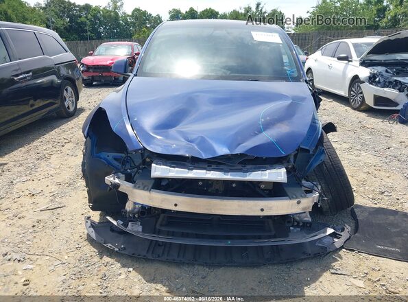 5YJYGDEE5MF233521 2021 TESLA MODEL Y Blue Вид задньої частини салону