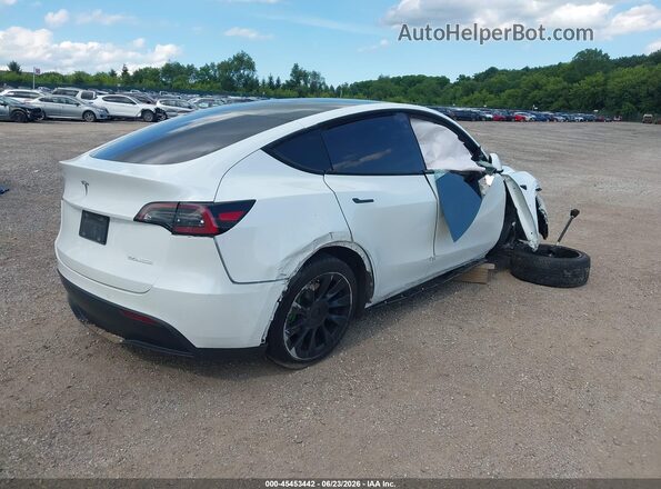 5YJYGDEE5MF306144 2021 TESLA MODEL Y White Rear right