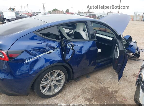 5YJYGDEE6MF078624 2021 TESLA MODEL Y Blue Вид спереду