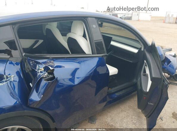 5YJYGDEE6MF078624 2021 TESLA MODEL Y Blue Вид задньої частини салону