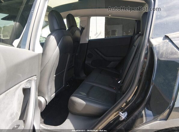 5YJYGDEE6MF131662 2021 TESLA MODEL Y Black VIN კოდის სტიკერის ხედი