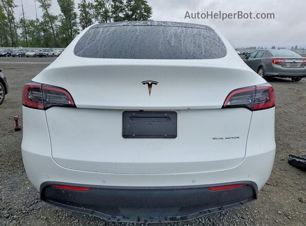 5YJYGDEE6MF143827 2021 TESLA MODEL White Հետևի տեսք