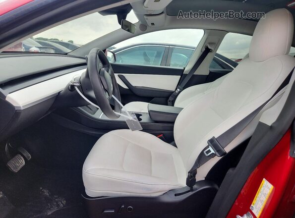 5YJYGDEE6MF230773 2021 TESLA MODEL Red Սալոնի դիմացի տեսք