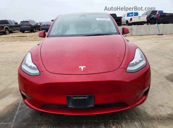 5YJYGDEE6MF230773 2021 TESLA MODEL Red Դիմացի տեսք