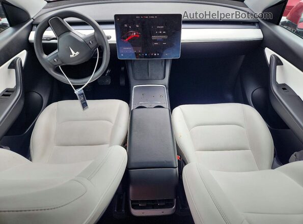 5YJYGDEE6MF230773 2021 TESLA MODEL Red Առջևի վահանակի տեսք