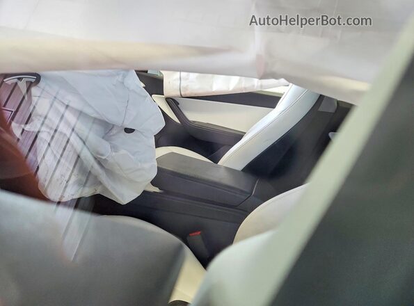 5YJYGDEE6MF246682 2021 TESLA MODEL Gray Առջևի վահանակի տեսք