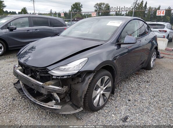5YJYGDEE6MF275020 2021 TESLA MODEL Y Gray Przód lewy