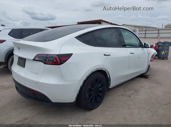 5YJYGDEE6MF306587 2021 TESLA MODEL Y White Հետևի աջ