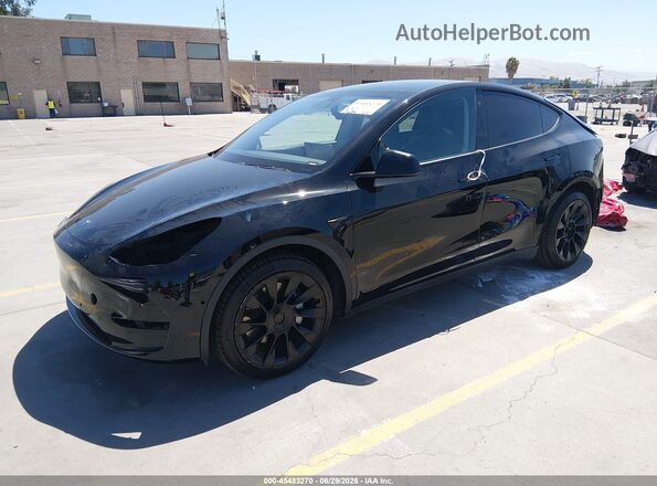 5YJYGDEE7MF076557 2021 TESLA MODEL Y Black Vista tres cuartos delantera izquierda