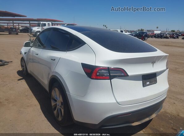 5YJYGDEE7MF094279 2021 TESLA MODEL Y Белый Задняя левая четверть