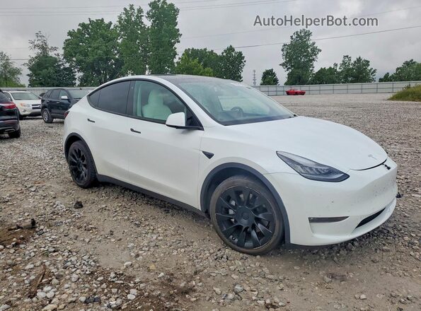 5YJYGDEE7MF190087 2021 TESLA MODEL White Передня права чверть