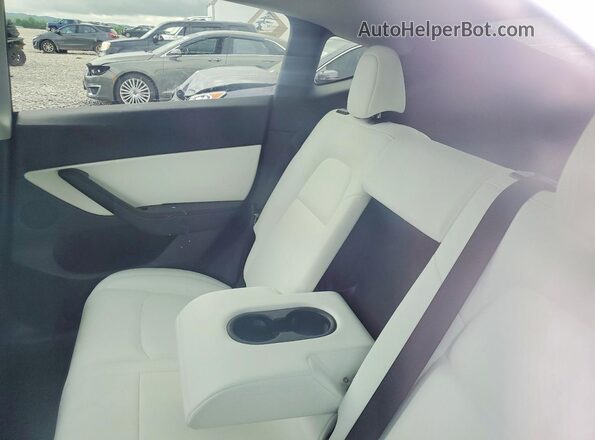 5YJYGDEE7MF190087 2021 TESLA MODEL White Вид задніх сидінь
