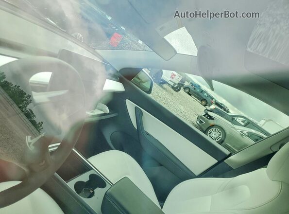5YJYGDEE7MF190087 2021 TESLA MODEL White Вид щитка приладів